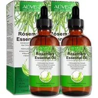 ALIVER Haaröl Rosmarinöl Ätherisches Öl Haarwachstum Haarpflege Hautpflege Set 120ml, 2-tlg., Haarwachstums, Haarpflege