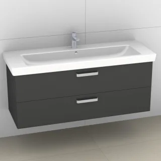 Artiqua 414 Waschtischunterschrank für Subway 2.0 7176D0 Anthrazit Glanz, 414-WU2L-V75-7065-51 414-WU2L-V75-7065-51