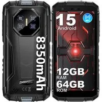 DOOGEE Fire 3 12GB RAM+64GB ROM Android 15 Outdoor Smartphone (13,96 cm/5.5 Zoll, 64 GB Speicherplatz, 13 MP Kamera, 5,5'' Display, IP68/IP69, 13MP Kamera, 8350mAh, NFC, OTG, GPS)