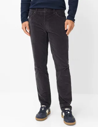 Brax Herren Cordhose Style CADIZ GREY, dunkelgrau, Gr. 33/34