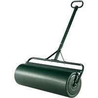 COSTWAY Rasenwalze, 90,00 cm,Gartenwalze Ø 30cm, 63L, mit Griff, aus Metall