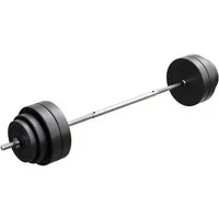 GORILLA SPORTS Hantel-Set E-Series Langhantelset 25 mm Kunststoff 60 kg