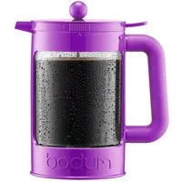 Bodum French Press Kanne, Eiskaffeepresse, 1,5 Liter, Handpresse, mit zusätzlichen Verschluss