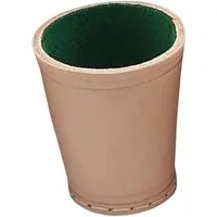 Piatnik Spiel Leder-Würfelbecher mit Filzeinlage leises Würfeln
