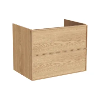 VitrA New Metropole Edge Waschtischunterschrank mit 2 Vollauszügen 78 x 52 x 60 cm (BxTxH),67359 67359
