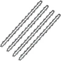 LuxusKollektion Ersatzkette Sägekette 4 Stück 35cm 3/8 1,3mm 52TG 1.3mm Treibgliedstärke