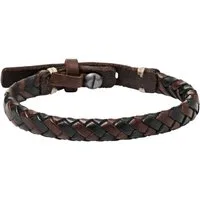 Fossil Lederarmband Leather Bracelet, aus echtem Leder