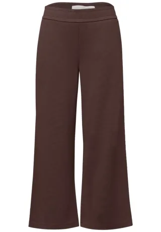 Street One - Wide Leg Hose im Casual Fit braun - Gr. - 26