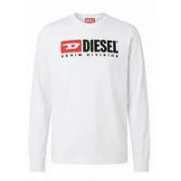 Diesel Rundhalsshirt Regular Fit Langarm T-Shirt - T-JUST-LS-DIV