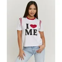 Tally Weijl T-Shirt STSCOORCUN2 Baumwolle, Statement-Shirt mit Rundhals-Ausschnitt und Druck