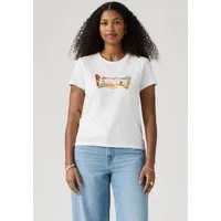 Levi's® Rundhalsshirt THE PERFECT TEE mit Logo im Metallic-Holo Print