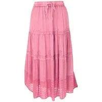 Guru-Shop Minirock Bestickter Boho Hippierock, indischer Maxirock,.. alternative Bekleidung