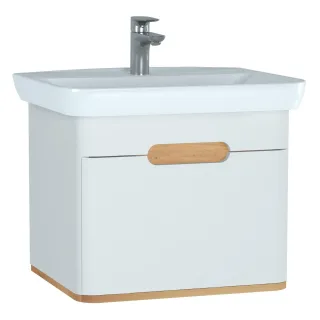Vitra Sento Set 63 cm, 1 Lade, Weiß Matt, 60812 60812