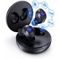 Diyarts wireless In-Ear-Kopfhörer (Über Smartphone-Sprachassistent, Sprachassistenten-Unterstützung, Bluetooth, Kabellose Bluetooth In-Ear Kopfhörer mit Touch-Steuerung & Ladecase)