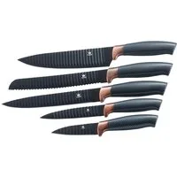 KING Messer-Set Carbon Design (Set, 5-tlg), Wellenschliff