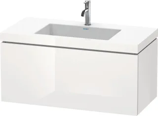 Duravit L-Cube c-bonded Set wandhängend Weiß Hochglanz 1000x480x500 mm - LC6918O8585 LC6918O8585