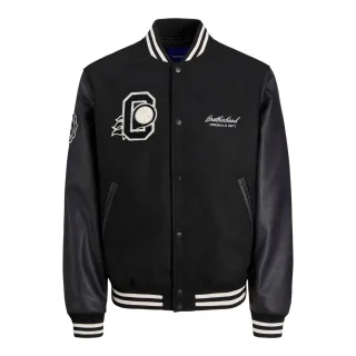 Jack And Jones - Bomberjacke für Herren, Basketball (Schwarz)