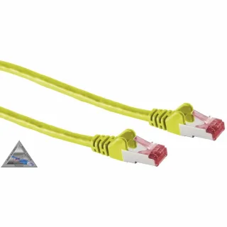 S-IMPULS CAT.6A Patchkabel, halogenfrei, 20 m, gelb