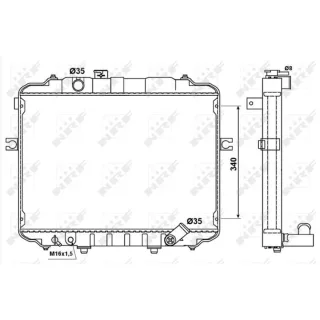 NRF Motork?hler gel?tet 53034