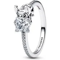 Pandora Fingerring PANDORA Disney Stitch Ring aus 925er Silber mit Zirkonia