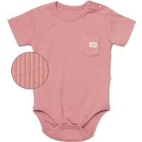 biorganic Kurzarmbody Baby Nature Relax Modal für Jungen und Mädchen Unisex Kurzarm (1-tlg) gerippte Textilstruktur (Ripp), Modal und Bio-Baumwolle, Größe 56 - 86