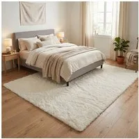 Pergamon Hochflor-Teppich Hochflor Shaggy Teppich Fluffy, Rechteckig, Höhe: 40 mm