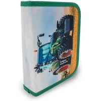 itenga Federmäppchen itenga Schüler-Etui Mäppchen Traktor 28 teilig 1-Zipper