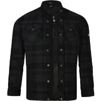 Bores Motorradjacke Bores Lumberjack Jacken-Hemd Basic schwarz / dunkelgrau Herren motorradjacke herren
