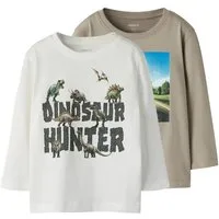 Name It Langarmshirt NMMVOTO 2P LS NREG TOP (Packung, 2-tlg)