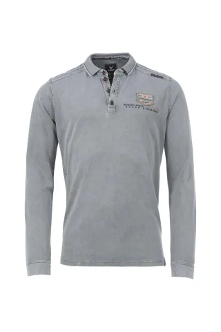 squesto - Polo 1/1 grey - Gr. - M