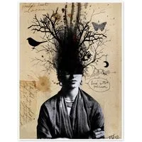 Posterlounge Wandbild Frida Kahlo's letzter Traum, Loui Jover, erhältlich als Poster, Leinwandbild, Wandsticker oder Acrylglasbild