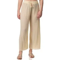 Worldclassca Stoffhose Worldclassca Stoffhose Plissierte Sommer Hose weitem Bein Faltenhose Neue Kollektion - Stilvolle und gemütliche Sommer Mode für Damen