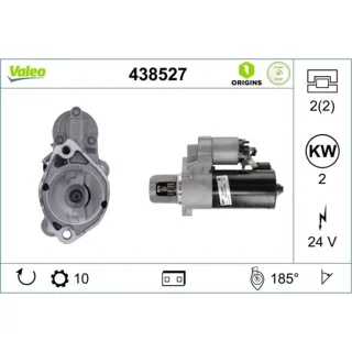 Valeo Starter 2,0 kW Mercedes 438527