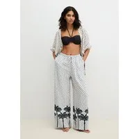 Marc O'Polo Strandhose Beach Cover-Up Strandhose, sommerlicher Allover-Print