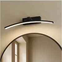 EMKE LED Spiegelleuchte Spiegellampen für das bad spiegelleuchte badezimmer 40cm, 180° drehbar spiegelleuchte led BadSpiegelschrank Beleuchtung 4000K