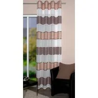 HOME WOHNIDEEN Vorhang WALTERS (1 St), Ösen, blickdicht, Jacquard, HxB: 245x140, Querstreifen