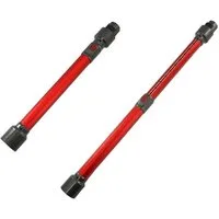 Trade-Shop Teleskoprohr passend für Dyson 967477-03, 967477-04, 967477-05, 967477-06, Zubehör für Staubsauger, ausziehbar von 45cm auf bis zu 70cm Länge / mit Steckmechanismus