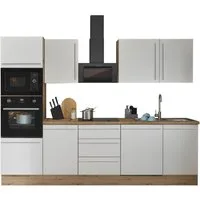 KOCHSTATION Küchenzeile Florida, Breite 280 cm, wahlweise mit E-Geräten,Softclose für Türen/Schubkästen