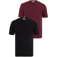 Felix Hardy T-Shirt Basic-Strick-T-Shirt, 2er-Pack