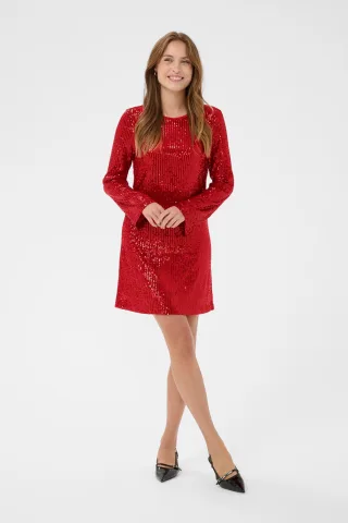 Jerseykleid XeniraSZ Jerseykleid Lockere Passform red