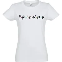 Youth Designz Print-Shirt Friends Logo Damen T-Shirt Geschenk Frauen Freundin mit modischem Spruch Aufdruck