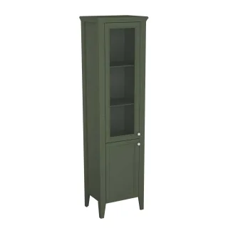 VitrA Valarte Hochschrank mit Glaseinsatz Breite 54 cm Höhe 197 cm 2 Türen Türanschlag links,65808 65808