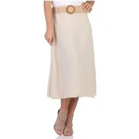 simaranda Sommerrock Damen Rock 2602 34-38 Beige