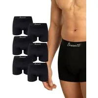 Benonetti Boxershorts 3er & 6er Pack aus Baumwolle mit hoher Tragekomfort (6 Paar, 6-St., Packung, 6er-Pack) Mit Komfortbund und Logo, ohne kratzenden Zettel