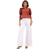 Friends Like These Kurzarmbluse Friends Like These Kurzarm-Bluse mit Struktur (1-tlg)