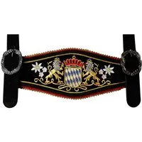 German Wear Hosenträger GWBayern-2 Lederhosen Hosenträger Bayerisches Wappen