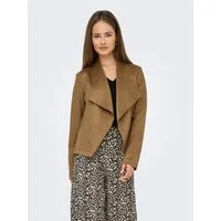 ONLY Kurzjacke ONLJOLINE FAUX SUEDE DRAPY JACKET OTW in Wildleder Optik
