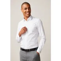 Next Businesshemd Easy Care Slim Fit Hemd, Doppelmanschette (1-tlg)