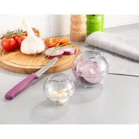 Ruco Frischhaltedose, Kunststoff, (Set, 6-tlg), Frischhaltekugeln für Zwiebeln und Knoblauch