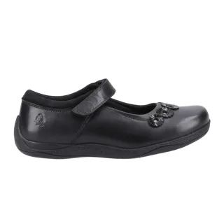 Hush Puppies - Mädchen Schul-Uniform-Schuhe "Christina", Leder (Schwarz)